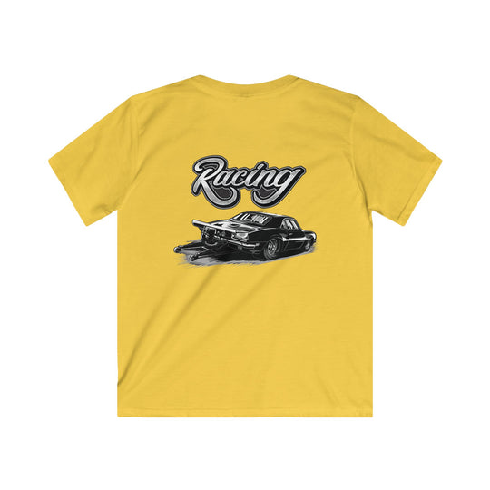 Kids Drag Racing T‑Shirt - Car Graphic Tee
