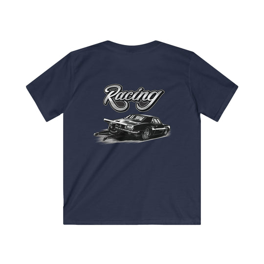 Kids Drag Racing T‑Shirt - Car Graphic Tee