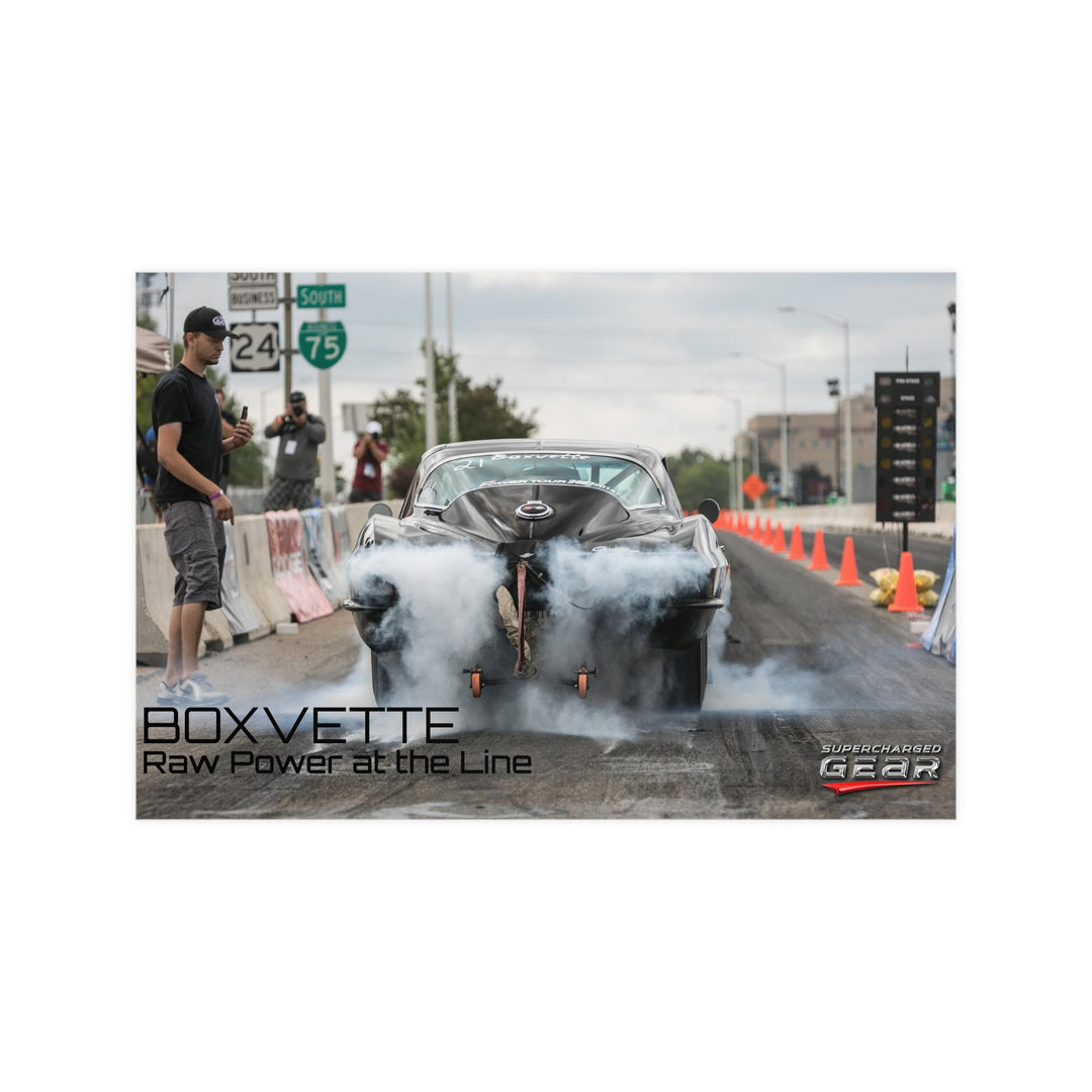 The Boxvette Caught Breathing  - Raw Power at the line.