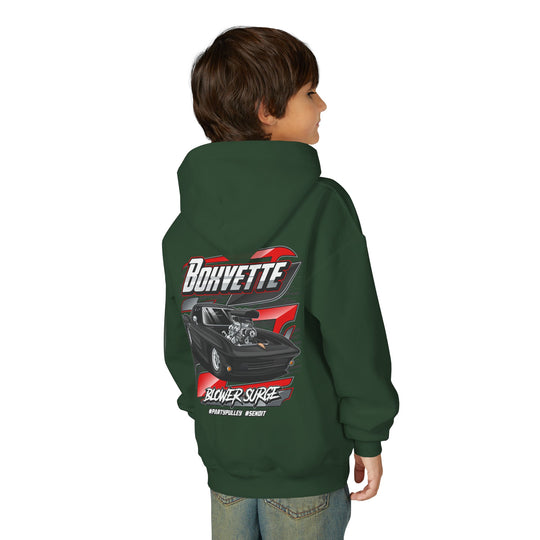 YOUTH Boxvette Muscle Car Hoodie - Multiple Colors