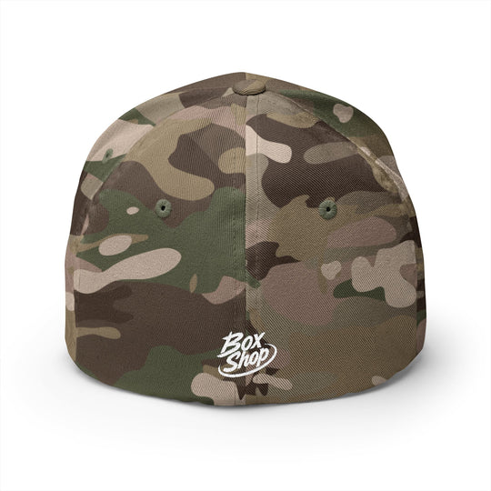 Flex Fit Embroidered 'Original Box Performance' Logo Hat Structured Closed-Back