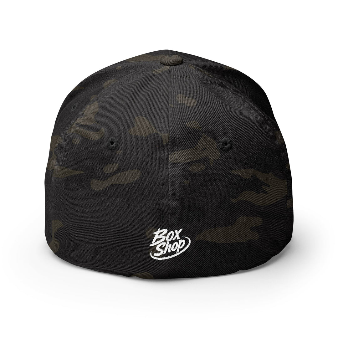 Flex Fit Embroidered 'Original Box Performance' Logo Hat Structured Closed-Back