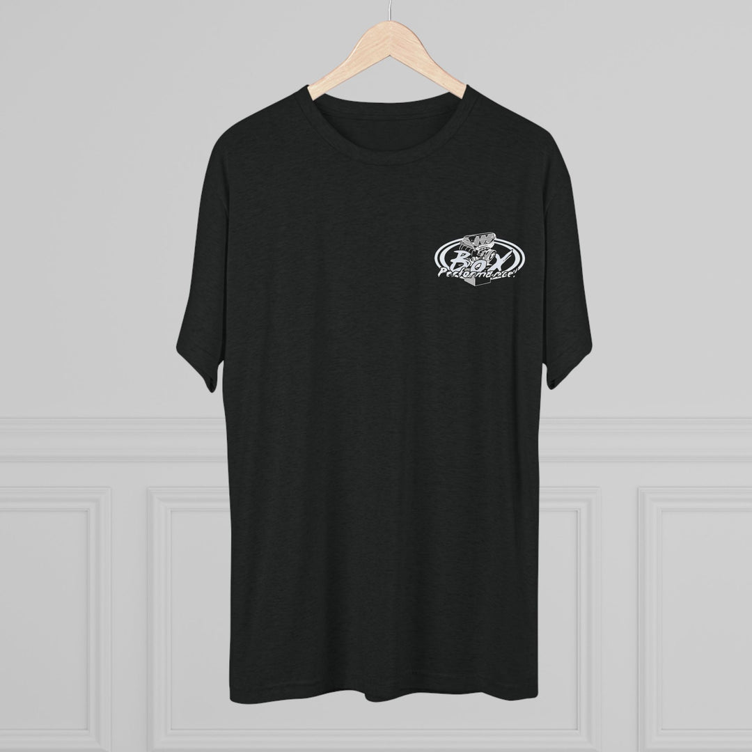 Fast Never Sleeps TRI BLEND Tee– for the Box Performance Collection from Supercharged Gear