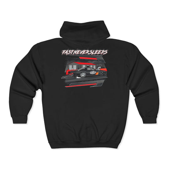 Fast Never Sleeps Blown Camaro Full Zip Hoodie