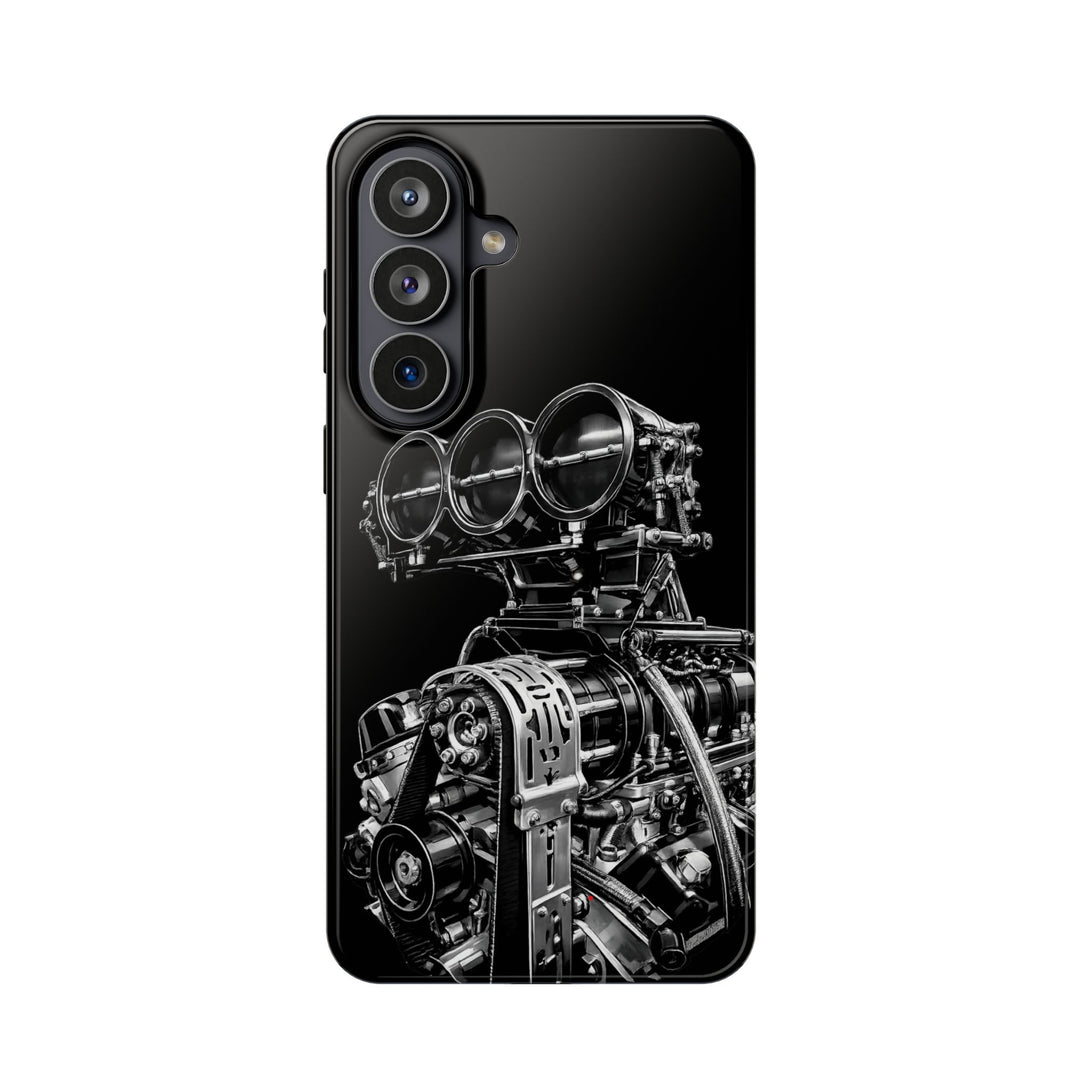 Engine V8 Black Magnetic Impact-Resistant Phone Case