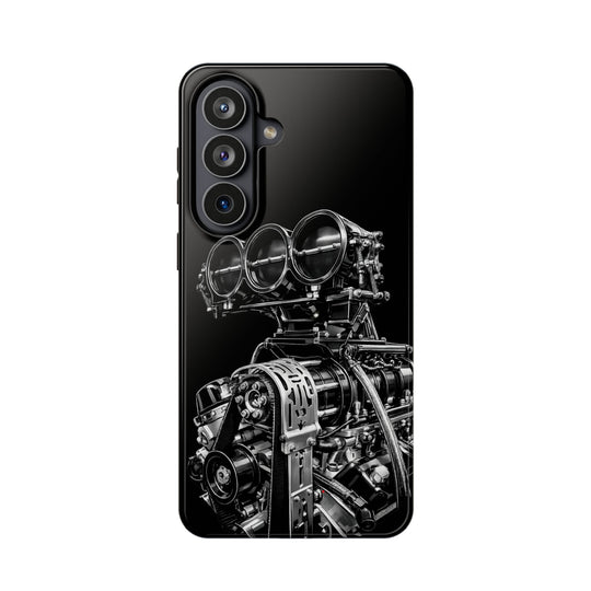Engine V8 Black Magnetic Impact-Resistant Phone Case