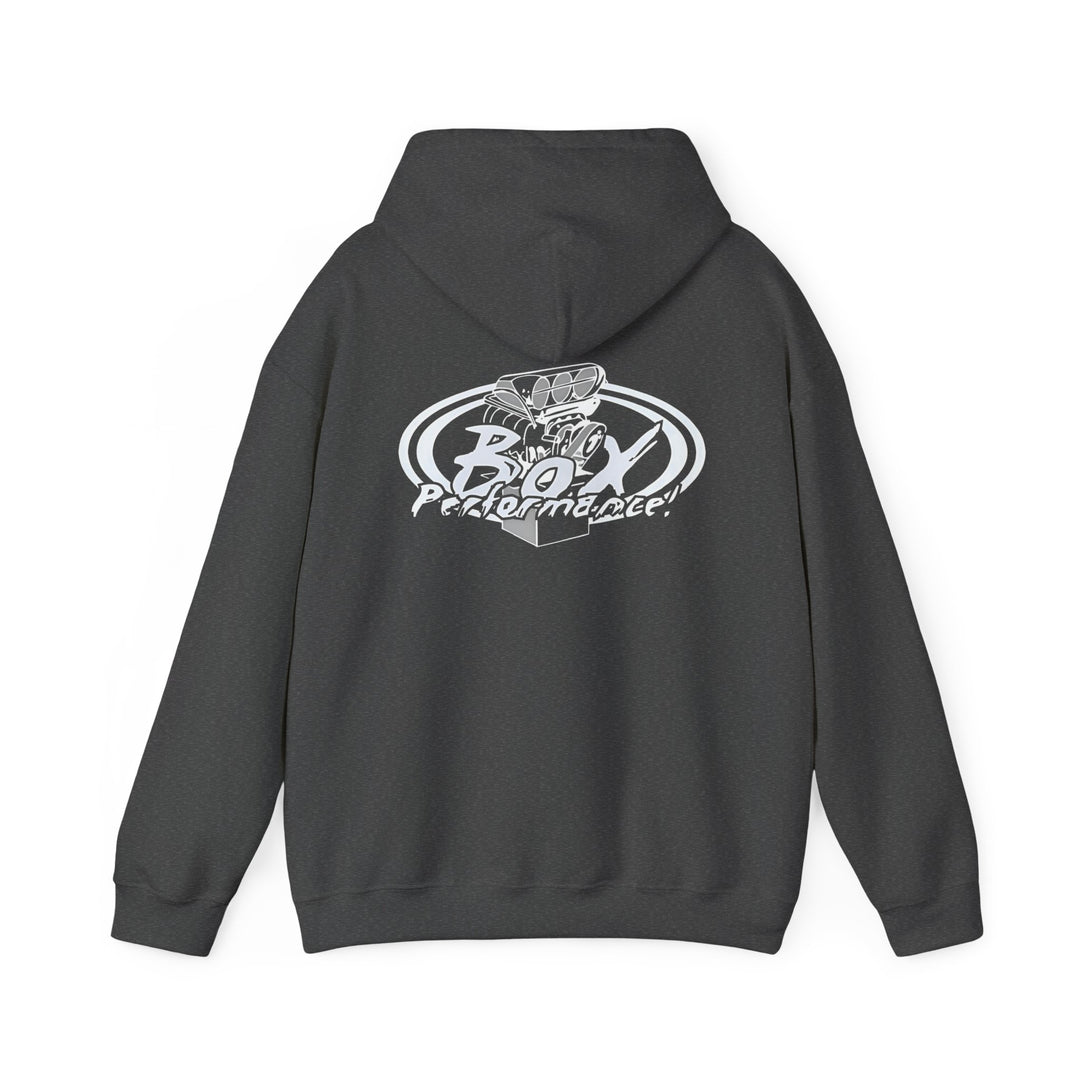 Box Performance Blower Design Logo Hoodie  50/50 Cotton Blend
