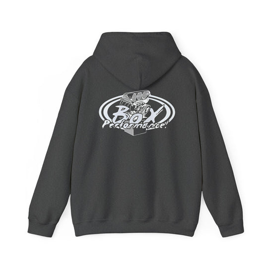 Box Performance Blower Design Logo Hoodie  50/50 Cotton Blend