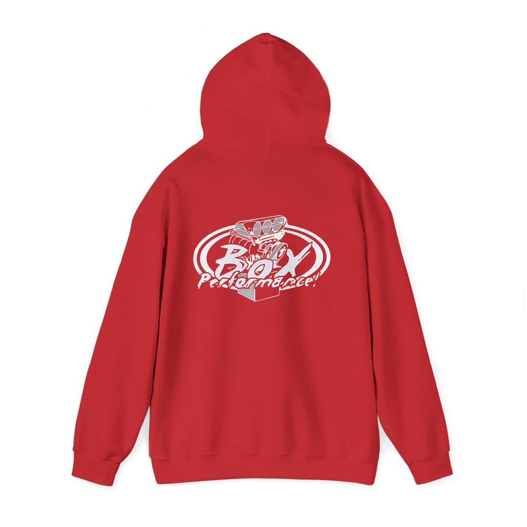 Box Performance Blower Design Logo Hoodie  50/50 Cotton Blend