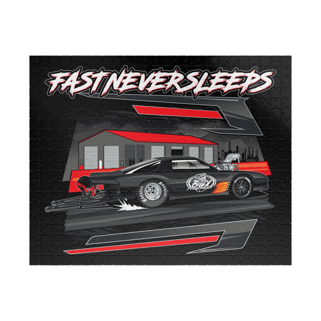 Blown Race Car 'Fast Never Sleeps" Jigsaw Puzzle (110/252/520/1014 pcs)