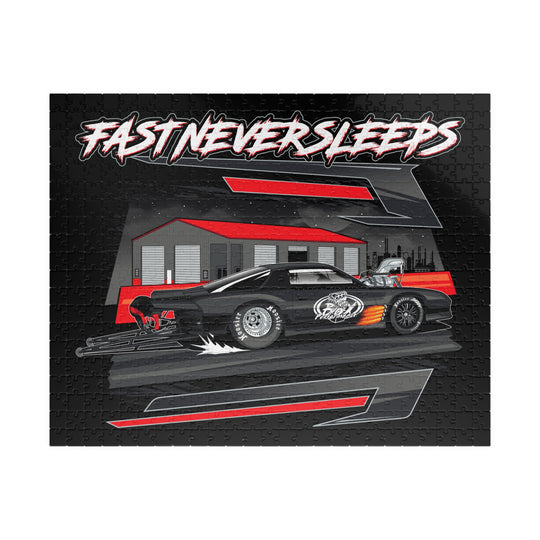 Blown Race Car 'Fast Never Sleeps" Jigsaw Puzzle (110/252/520/1014 pcs)