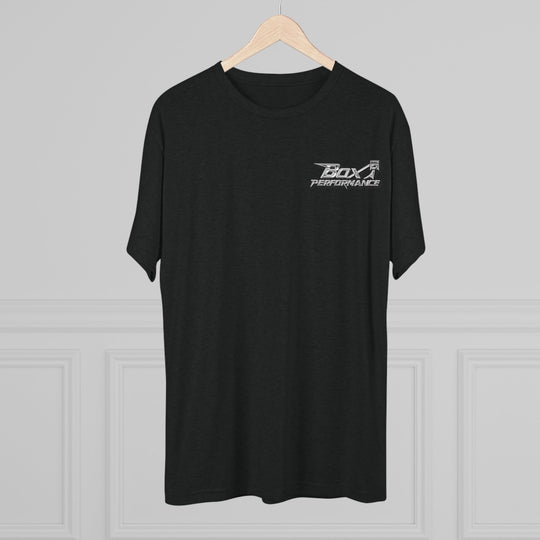 Box Performance Tri Blend Tee with Classic Blower Logo on Back