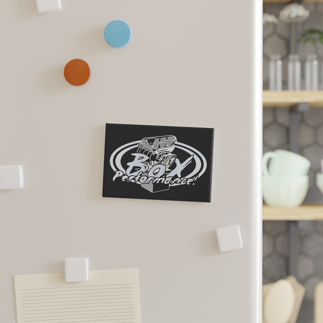 Box Performance Logo Garage Magnet, Rectangle Button Style (1 pcs)