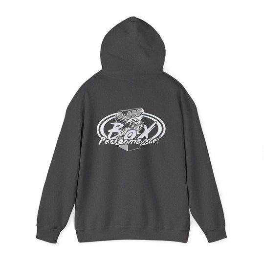 Box Performance Blower Design Logo Hoodie  50/50 Cotton Blend