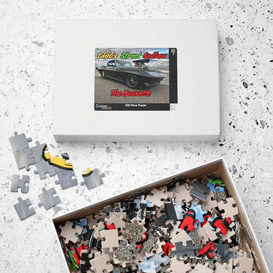 Boxvette Edition Classic Muscle Car Jigsaw Puzzle (110/252/520/1014 pcs)