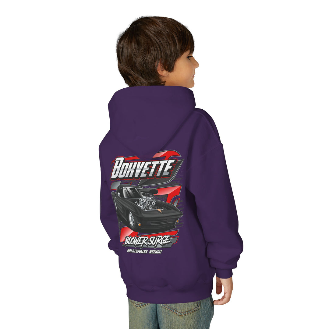 YOUTH Boxvette Muscle Car Hoodie - Multiple Colors