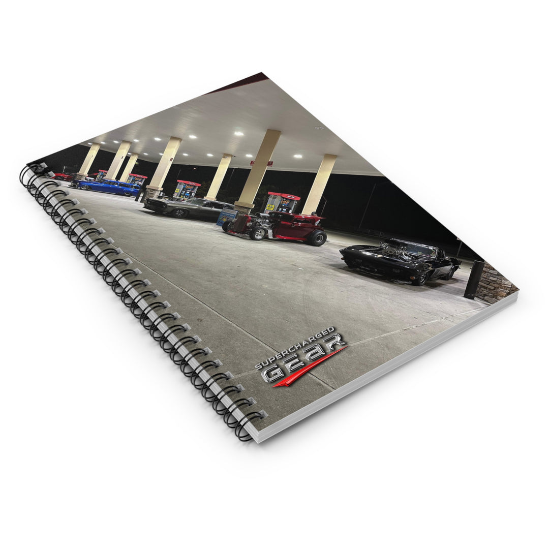 Supercharged Gear 6 x 8 Spiral Notebook - Featuring Box Performance Hot Rods & Muscle Cars (6 x 8)