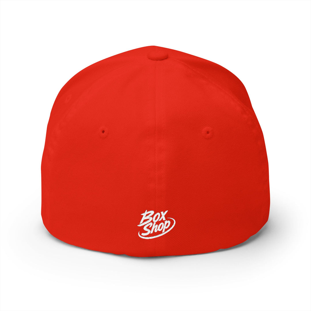 Flex Fit Embroidered 'Original Box Performance' Logo Hat Structured Closed-Back