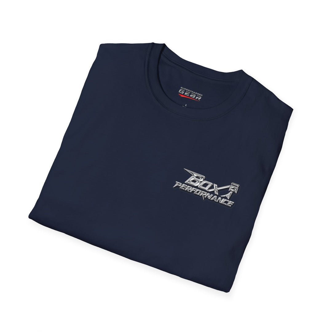 Boxvette Pro Street Corvette Blower Surge Softstyle T-Shirt
