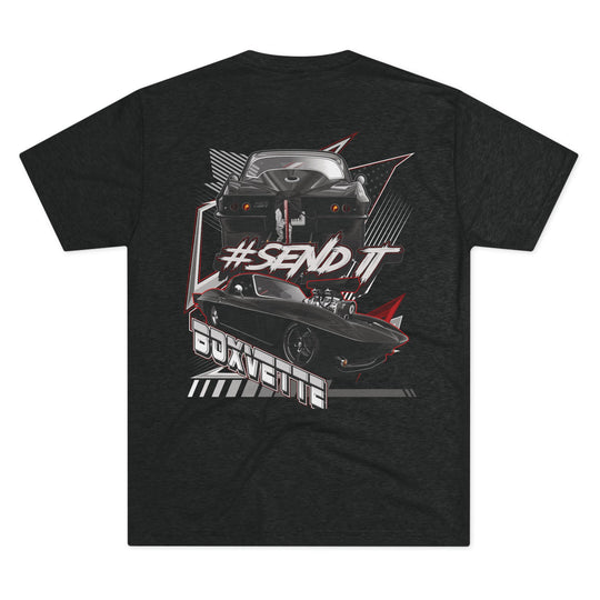 Boxvette #SENDIT Tri Blend Tee – Supercharged Gear | Boxvette Collection