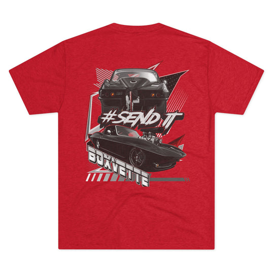Boxvette #SENDIT Tri Blend Tee – Supercharged Gear | Boxvette Collection
