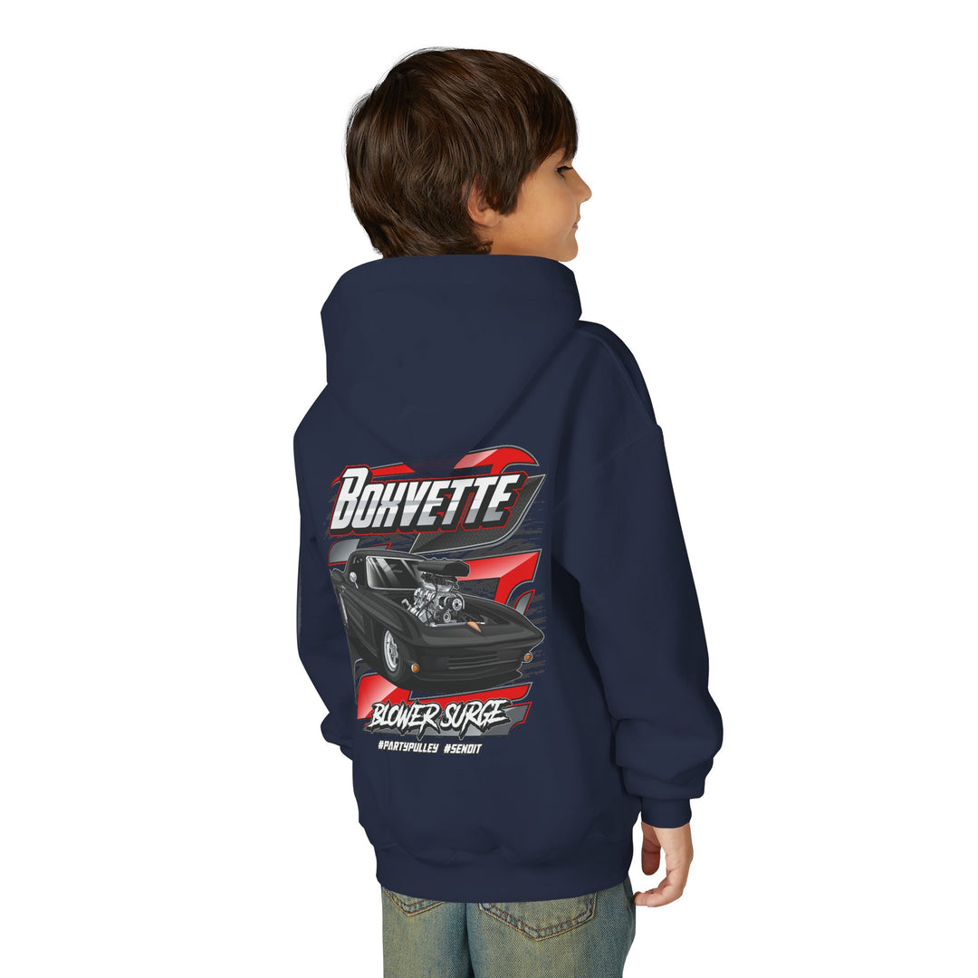 YOUTH Boxvette Muscle Car Hoodie - Multiple Colors