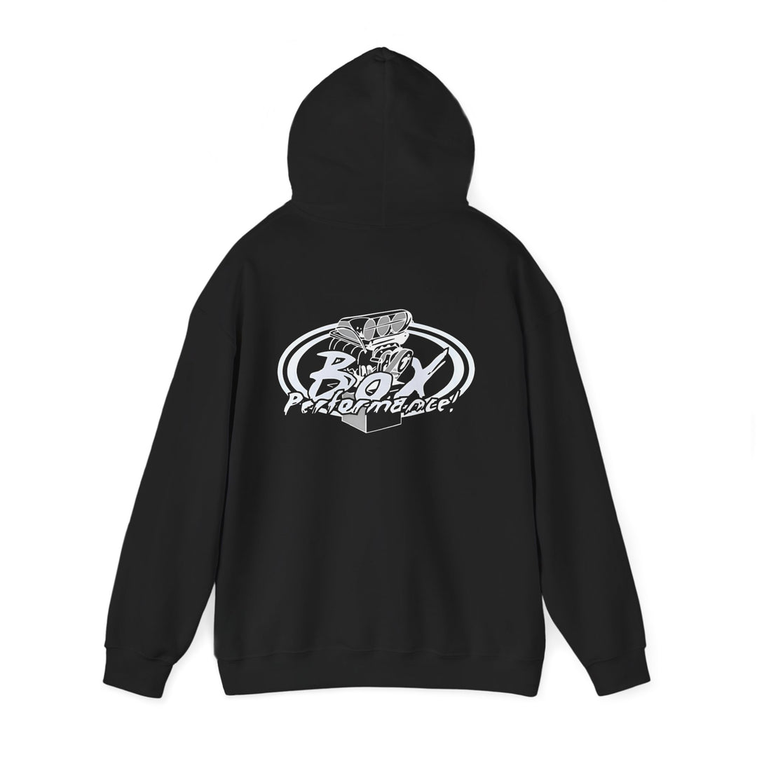 Box Performance Blower Design Logo Hoodie  50/50 Cotton Blend