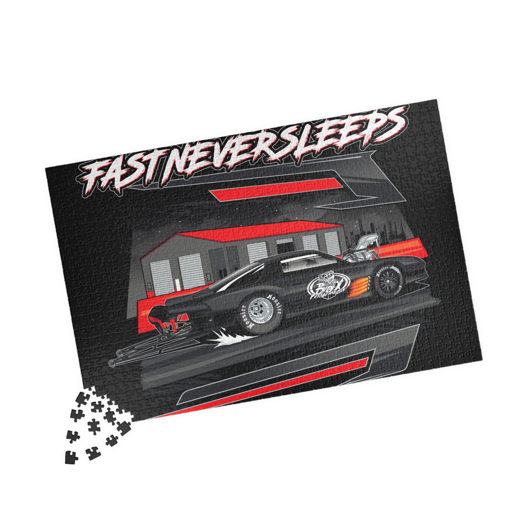 Blown Race Car 'Fast Never Sleeps" Jigsaw Puzzle (110/252/520/1014 pcs)