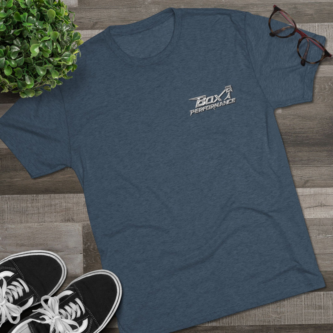 Pro Street Corvette Blower Surge Tri - Blend T‑Shirt - Boxvette