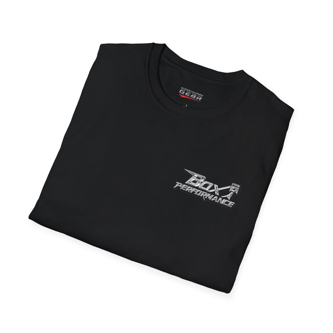 Boxvette Pro Street Corvette Blower Surge Softstyle T-Shirt