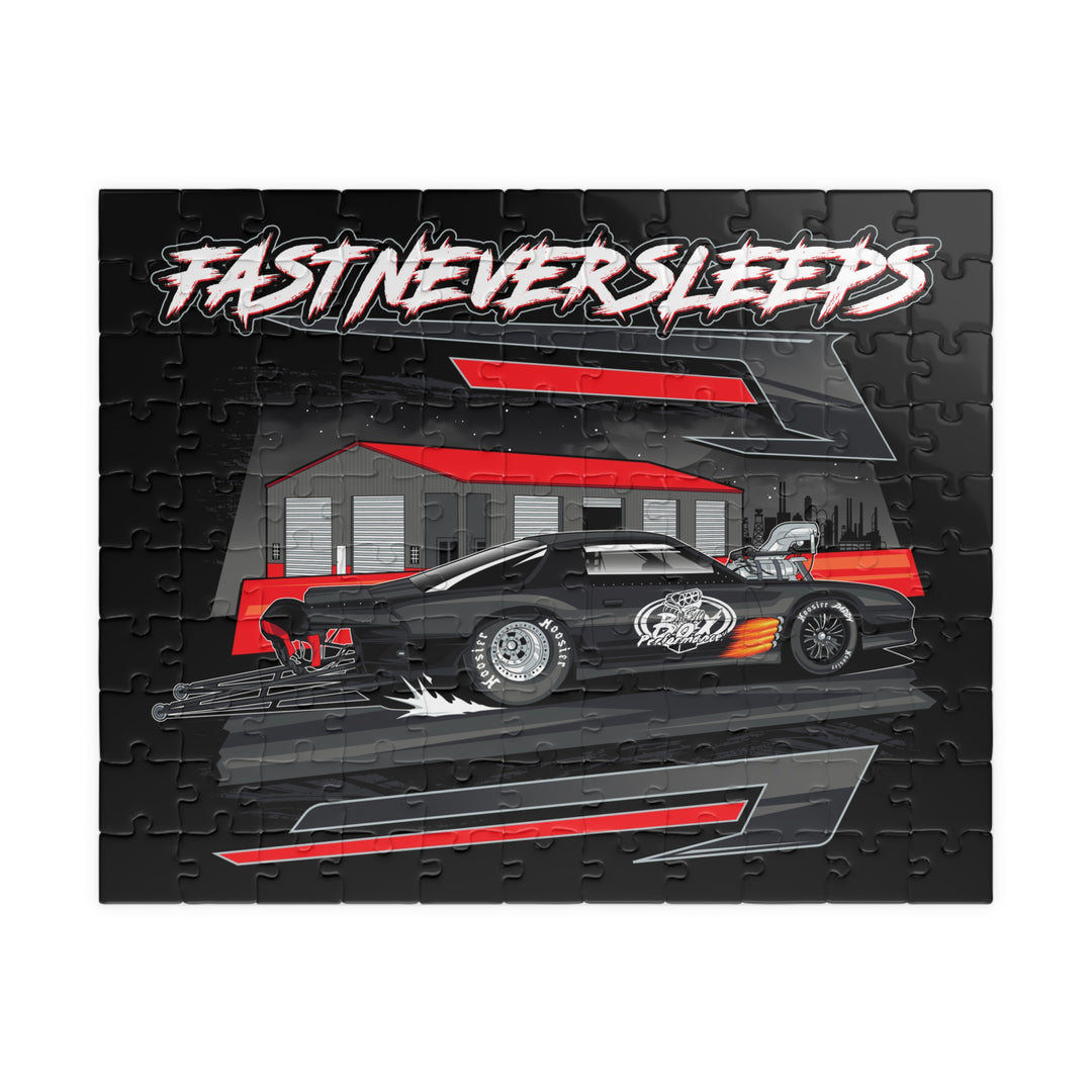 Blown Race Car 'Fast Never Sleeps" Jigsaw Puzzle (110/252/520/1014 pcs)