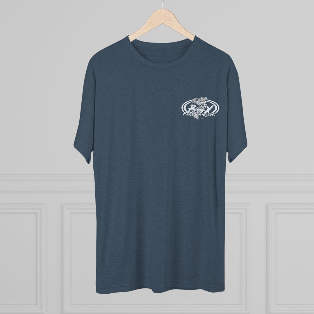 Fast Never Sleeps TRI BLEND Tee– for the Box Performance Collection from Supercharged Gear