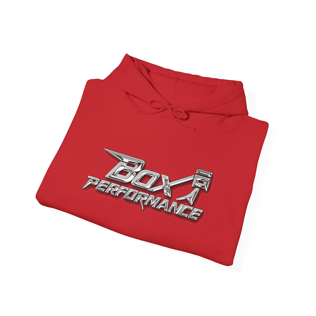 Box Performance Blower Design Logo Hoodie  50/50 Cotton Blend