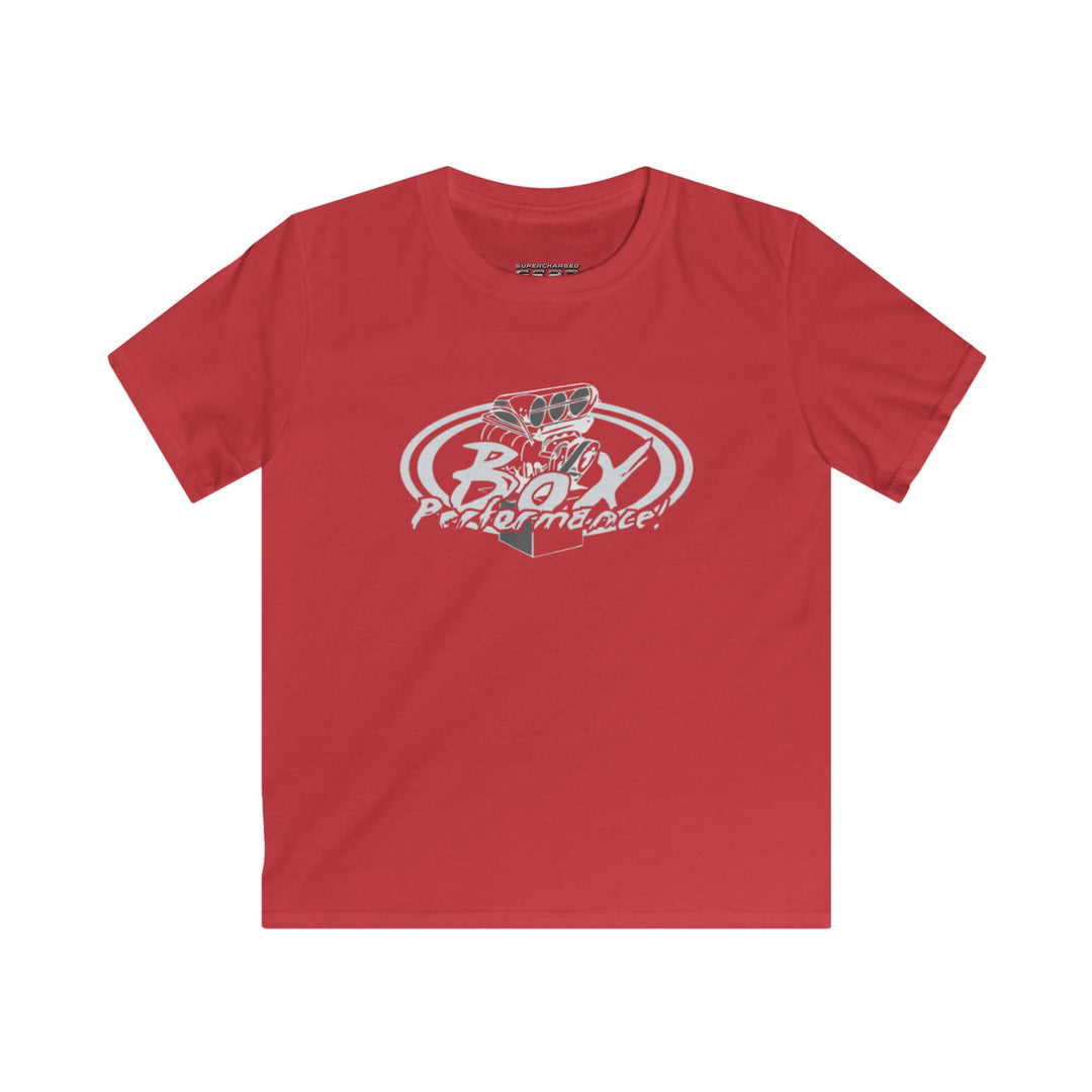 Youth Boxvette - Pro Street Corvette Kids Drag Racing T‑Shirt - Car Graphic Tee