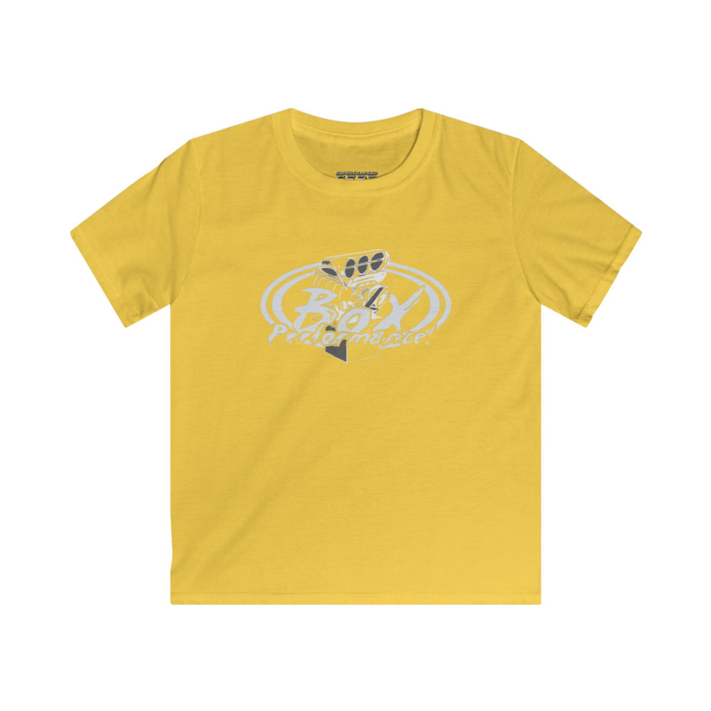 Youth Boxvette - Pro Street Corvette Kids Drag Racing T‑Shirt - Car Graphic Tee
