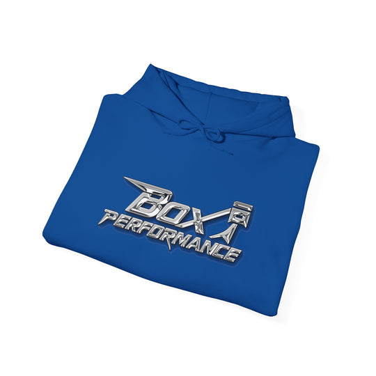 Box Performance Blower Design Logo Hoodie  50/50 Cotton Blend