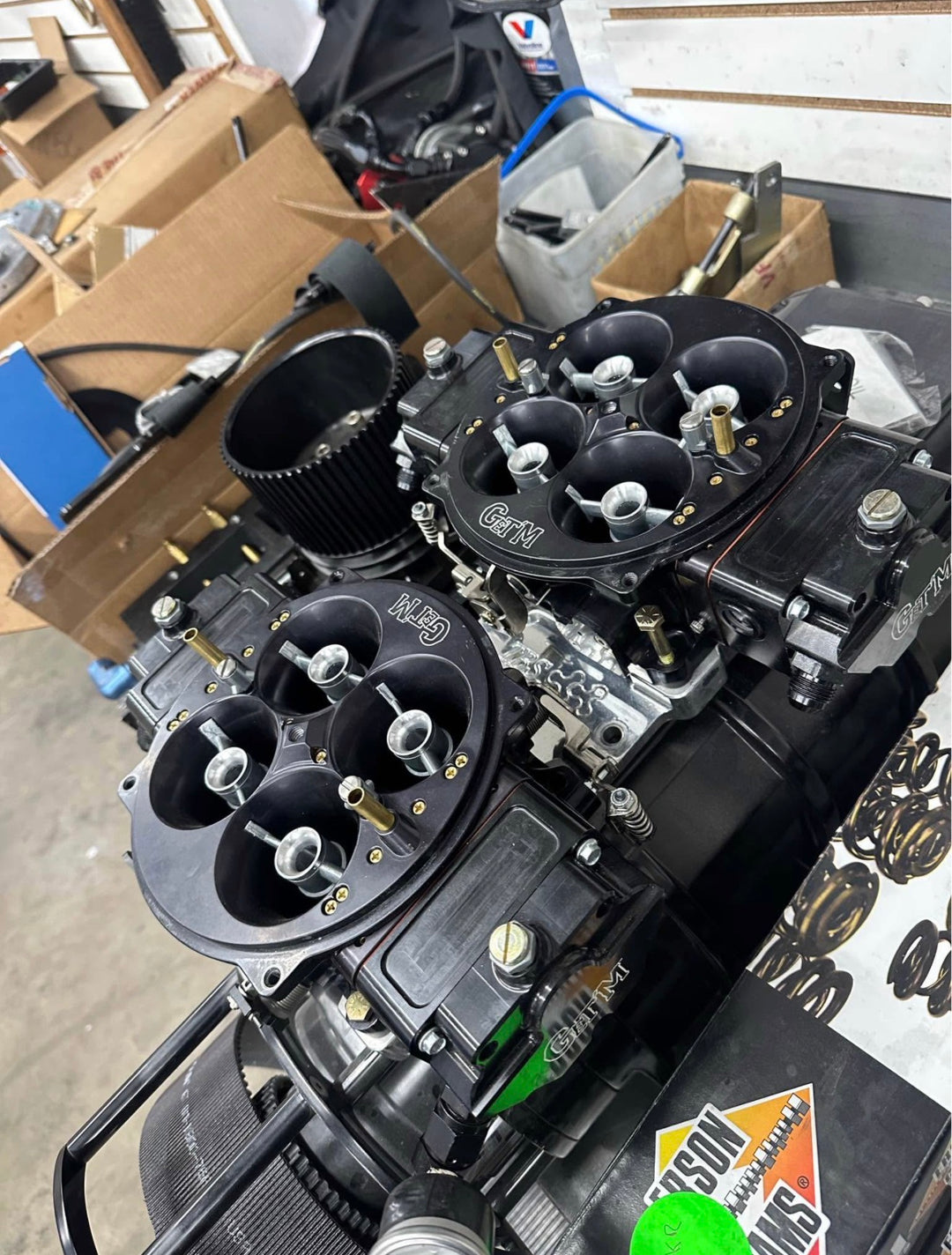 PRE OWNED -  2 GET'M 1350 Billet Methanol Blower Calibrated Carburetor