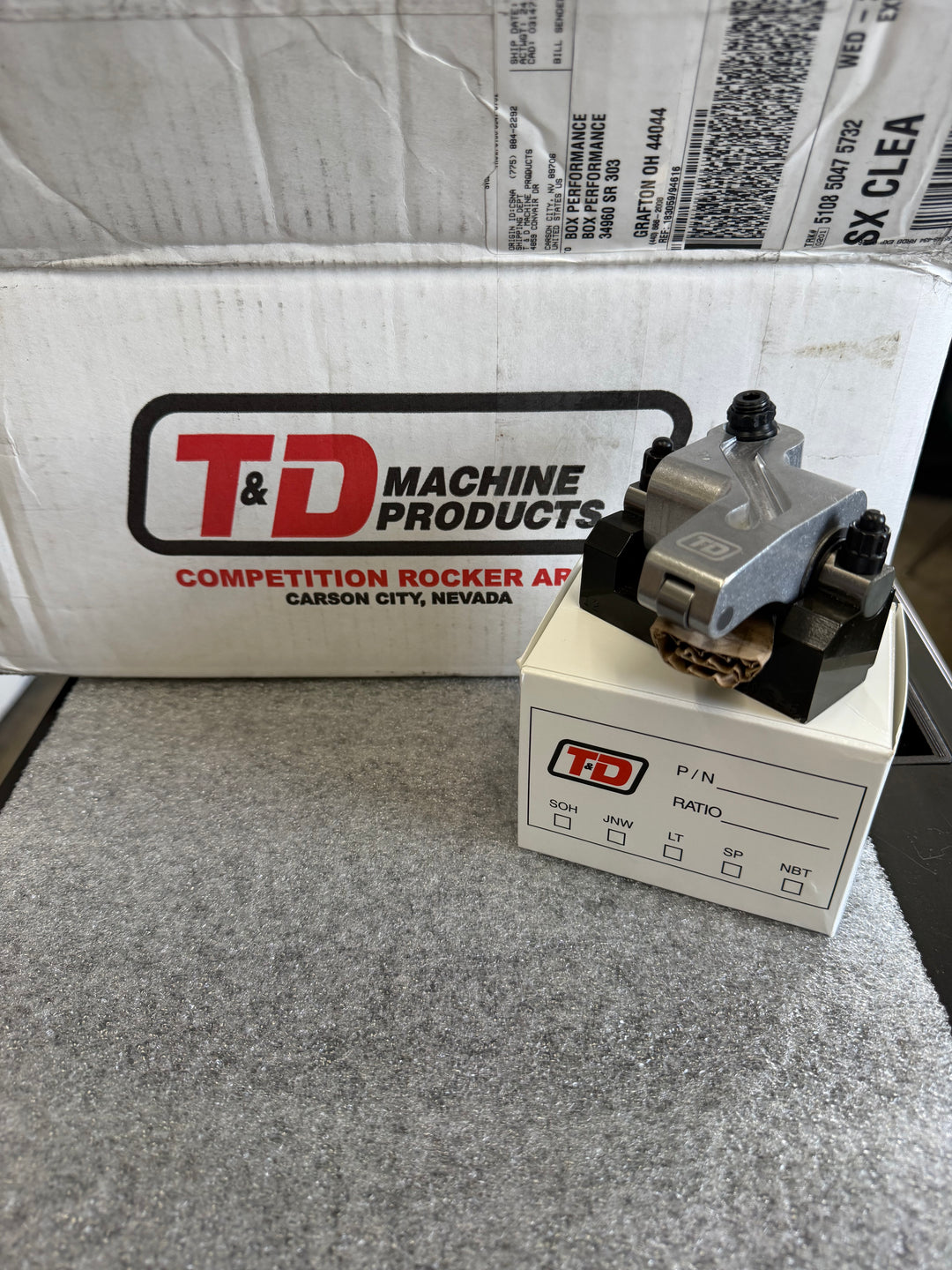 OPEN BOX T & D Machine Shaft Rocker Arms #3200 for the Profiler 12 Degree Heads #184 ONLY