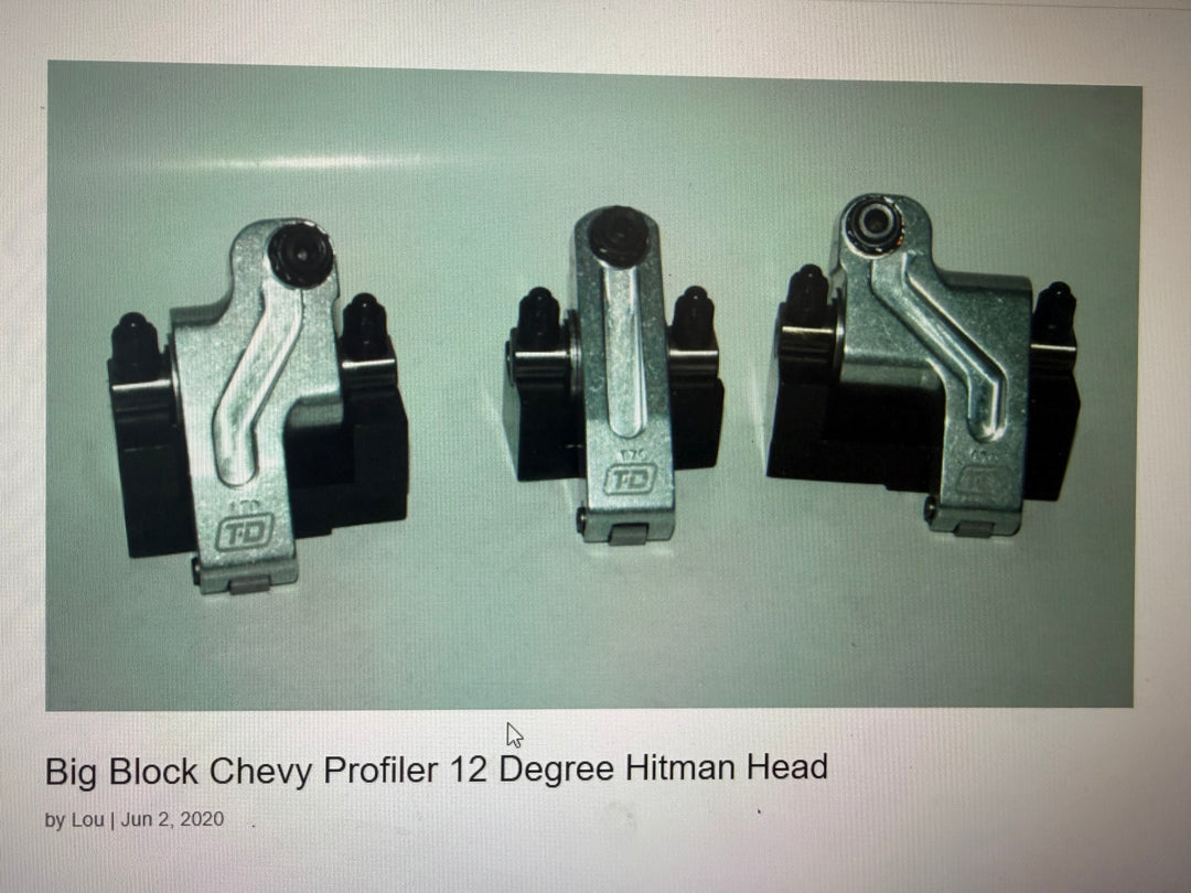 OPEN BOX T & D Machine Shaft Rocker Arms #3200 for the Profiler 12 Degree Heads #184 ONLY