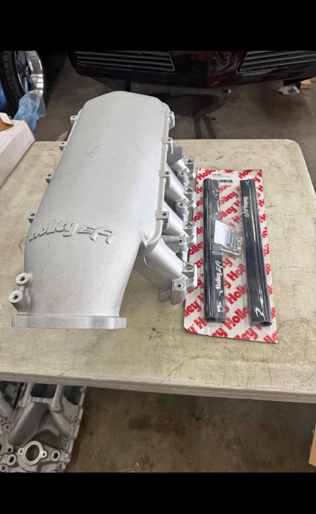 OPEN BOX Holley EFI LS HI-Ram Intake Manifold-Raised Rectangular Port Part #300-125